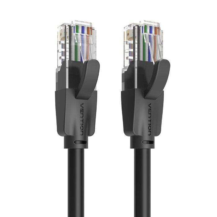 Vention Cable de Red RJ45 Cat.6 UTP IBEBY 0,3 m Negro
